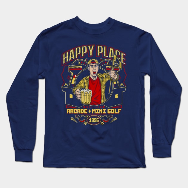 Happy Place Long Sleeve T-Shirt by Punksthetic